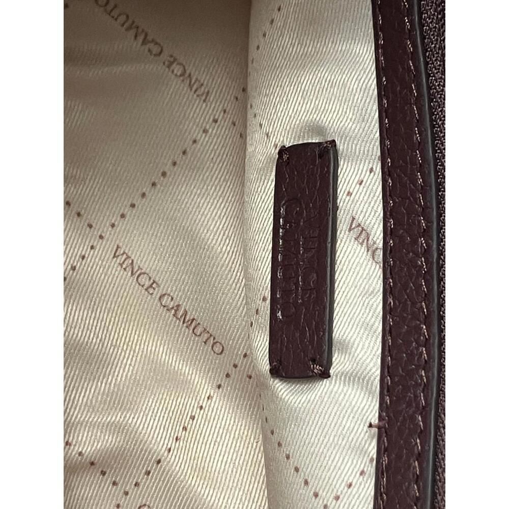 Vince-camuto Women's Burgundy and Brown Bag - Picture 7 of 9